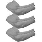 3Pairs Fashion Sun Ice Silk Sleeves Unisex Summer Sun Protection Arm Sleeves Suitable for Outdoor Riding, Driving, Fishing