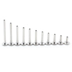 Alisouy 1PC G23 Titanium Internally Threaded Labret Shaft Lip Replacement Flat Bar Ear Tragus Stud Earring Body Piercing Jewelry