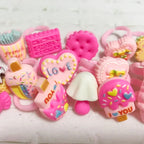 10pcs/lot Children's Cartoon Rings Candy Flower Animal Bow Shape Ring Set Mix Finger Jewellery Rings Kid Girls Toys Anillo