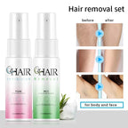2 Minutes Fast Hair Removal Spray Painless Hair Growth Inhibitor Arm Armpit Leg Permanent Depilatory for Men Women Repair Care
