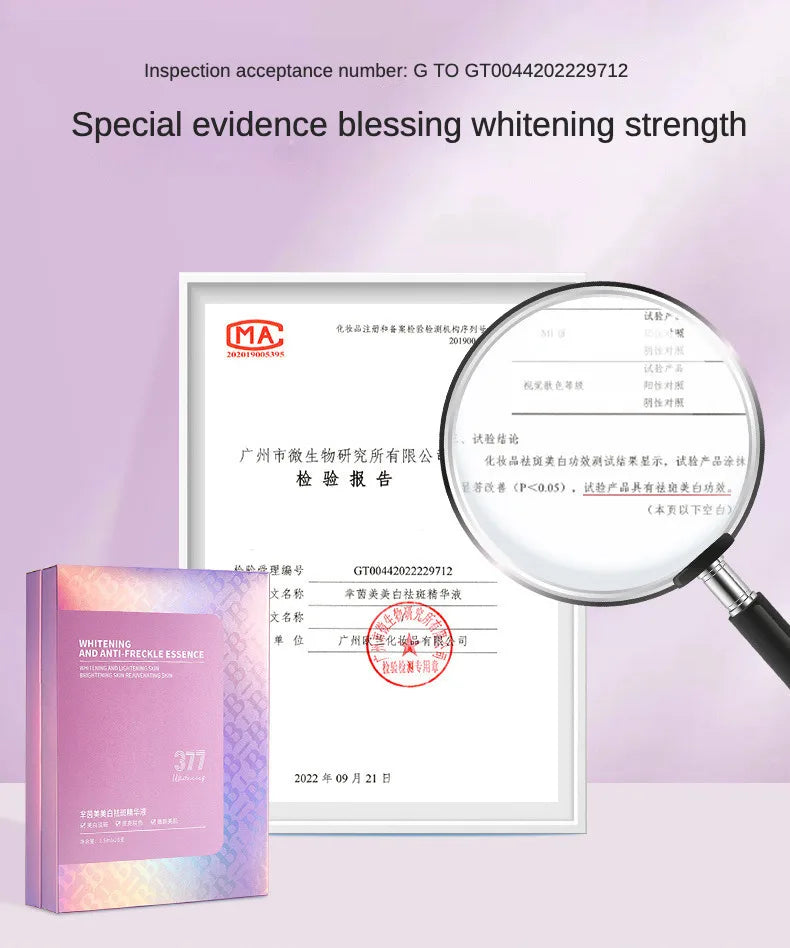 28 pcs/set 377 Whitening Ampoule Essence, Vitamin C Anti-Aging Essence, Niacinamide Brightening Essence Korean Skincare Products