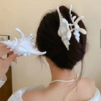 1pc creative design sense conch clip hair clip summer beach style shark clip ocean hair accessories hair grab party