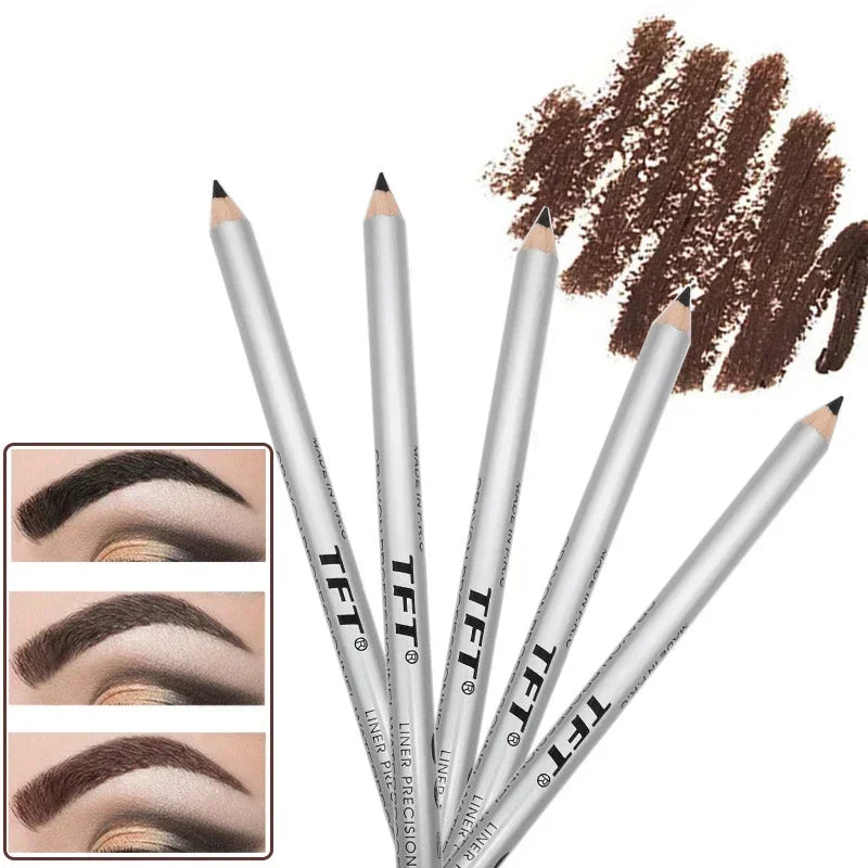 1/3pcs Eye Brow Pencil Waterproof Professional Women Eye Makeup Pen Easy Color Natural Black Brown Cosmetic Beauty Eyebrow Tool