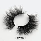 Dropshipping 15-18mm 3D Resuable Dramatic Wispy Mink Fake Eyelashes Makeup Strip False Lashes With Free Eyelash Packaging Boxes