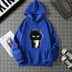 2025 Winter New Women's Hoodie High Street Unisex style Double Pockets Sweatshirts Outerwear Plus-Size Women's Clothing CYXX236