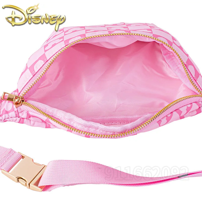Disney Mickey New Women's Waist Bag Luxury Brand Fashion Women's Messenger Bag Cartoon Cute Women's Chest Bag High Quality