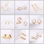 18K Gold Plated Split Rings Connecting Ring Brass Open Jump Rings Accessories For Jewelry DIY Jewelry Material Wholesale