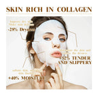 10PCS Collagen Anti Wrinkle Facial Mask Anti Aging Fade Fine Lines Firm Skin Moisturizing Brightening SkinCare Korean Cosmetics
