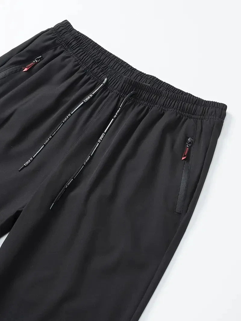 2 Pieces Men's Casual Pants Stretch Elastic Waist Jogger Korean Classic Blue Black Gray Male Brand Trousers Plus Size