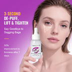 AUQUEST Anti Dark Circles Eye Serum Eye Bags Removal Caffeine Eye Cream Fade Fine Line Hyaluronic Acid Anti-Puffiness Skin Care