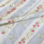 2025 Japanese New Women's Pajama Set 100% Cotton Gauze Long Sleeve Long Pants Two Piece Set Fresh and Sweet Thin Home Clothing