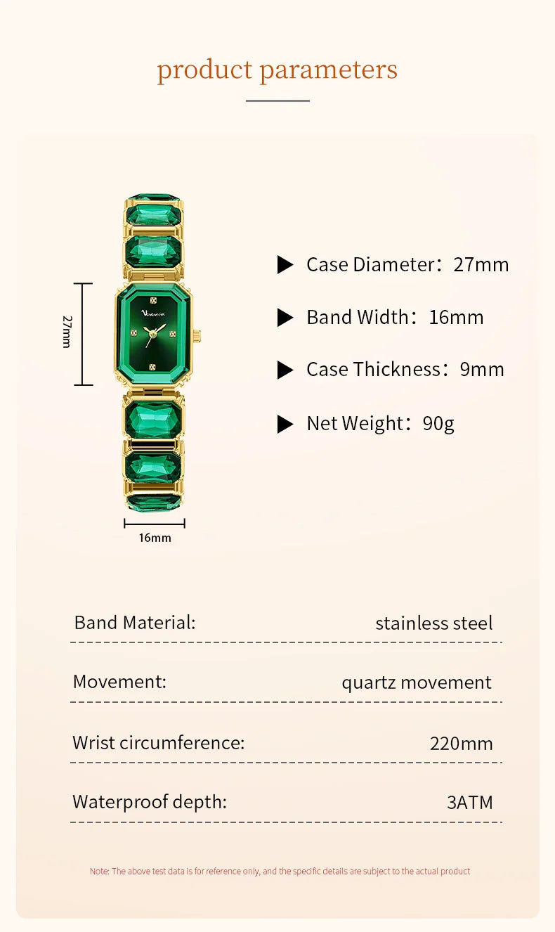 2025 New Women Watches Luxury Diamond Square Quartz Movement Stainless Steel Mesh Belt Original Gold Fashion Dress Women's Watch