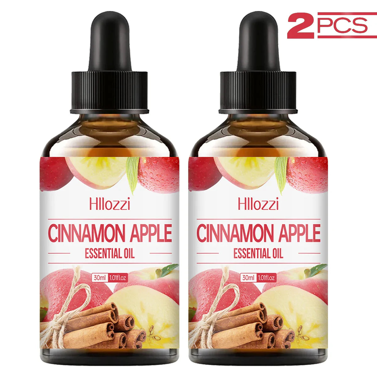 30ml Cinnamon Apple Essential Oil Pure Plant Essential Oil Multi-purpose Aromatherapy Diffuser Humidifier Soap Fruit Essential