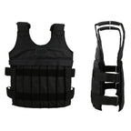 20kg Weighted Vest with 16 Pouches for Sand or Steel Plates, Perfect for Losing Weight and Enhancing Exercise Performance