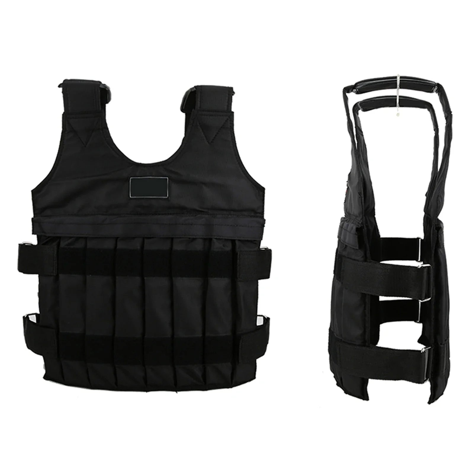 20kg Weighted Vest with 16 Pouches for Sand or Steel Plates, Perfect for Losing Weight and Enhancing Exercise Performance