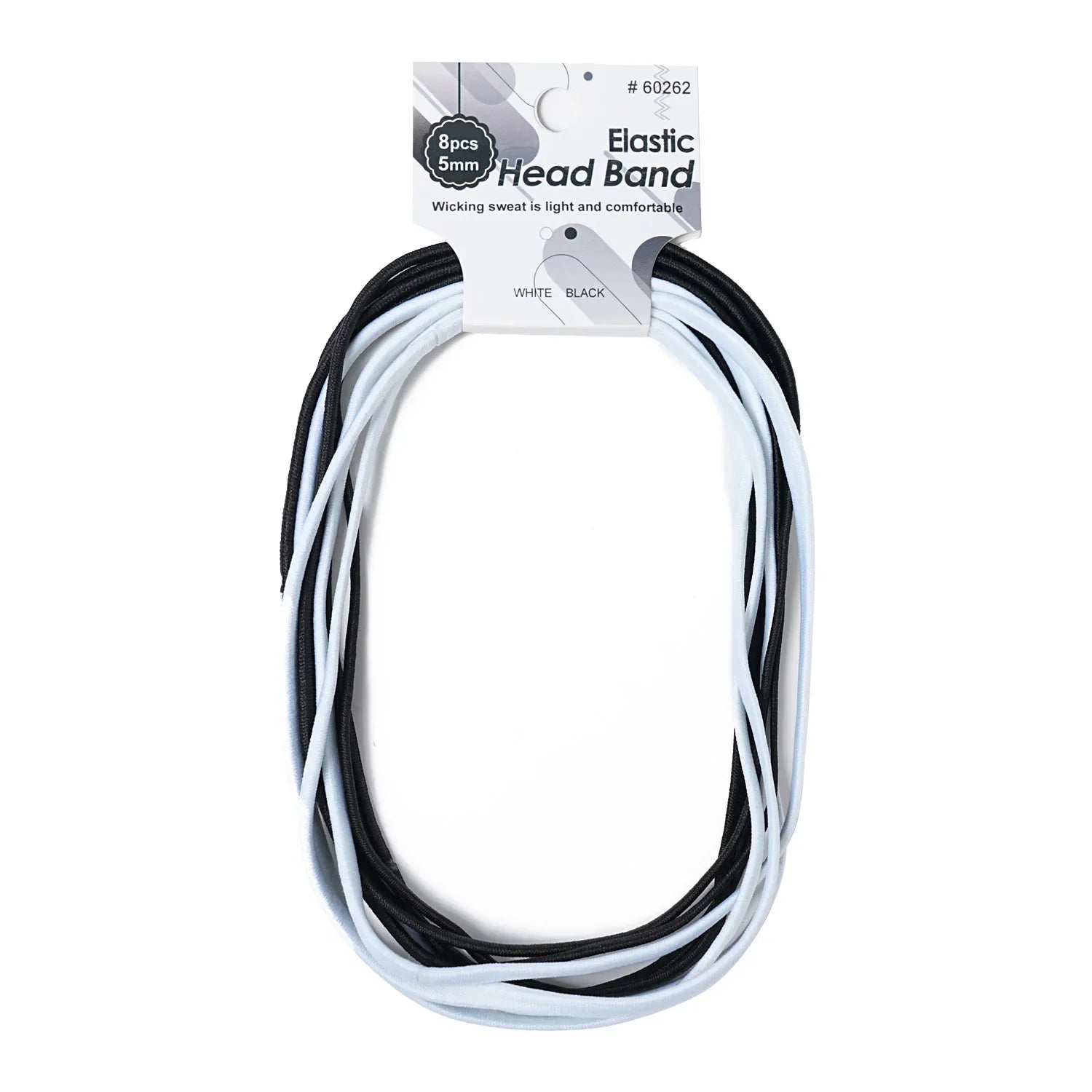 6/8PCS Unisex Sports Elastic Thin Headband Non-Slip Women Men Yoga Hair Bands Sweatband Football Running Biking Sports Hairband