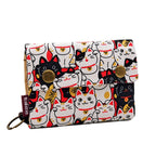 1pcs New Canvas Cartoon Totoro Cat Printed Flower Dog Women Short Wallet Cute Mini Money Key Bag Coin Pocket Purse for Children