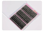 ANNAFRIS 300Pcs DIY Cluster Lash Extension Kit Color individual Lashes Kit with Lash Bond&Seal Remover Tweezers