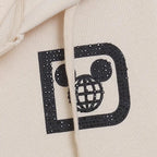 Disneyland Sweatshirt Castle Shining  Mickey Disneyworld Letter Glitter Minnie Unisex Couple Women Zip Pocket Hooded Jumper Top