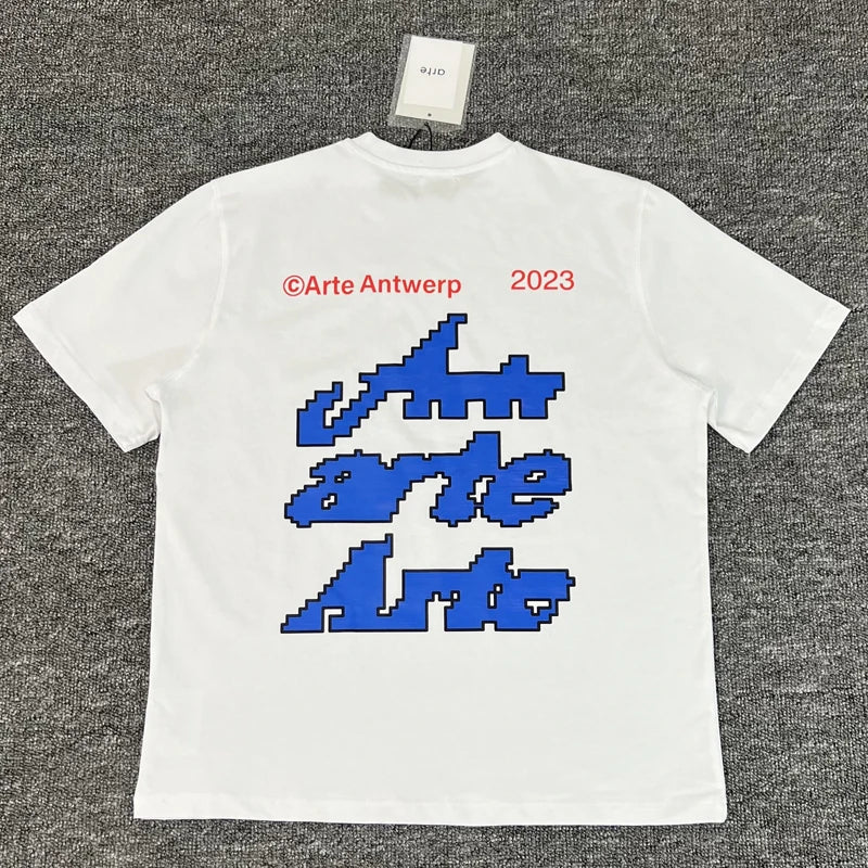 ARTE T-shirts Men Women Couples Streetwear High Quality Print Round Neck Short Sleeve Arte Top Tee One Day Shipped Out