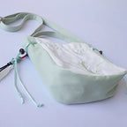 Chinese Style Women's Drawstring Bag Vintage Flower Embroidery Hanfu Handbag Street Fashion Girls Bucket Shape Shoulder Bag