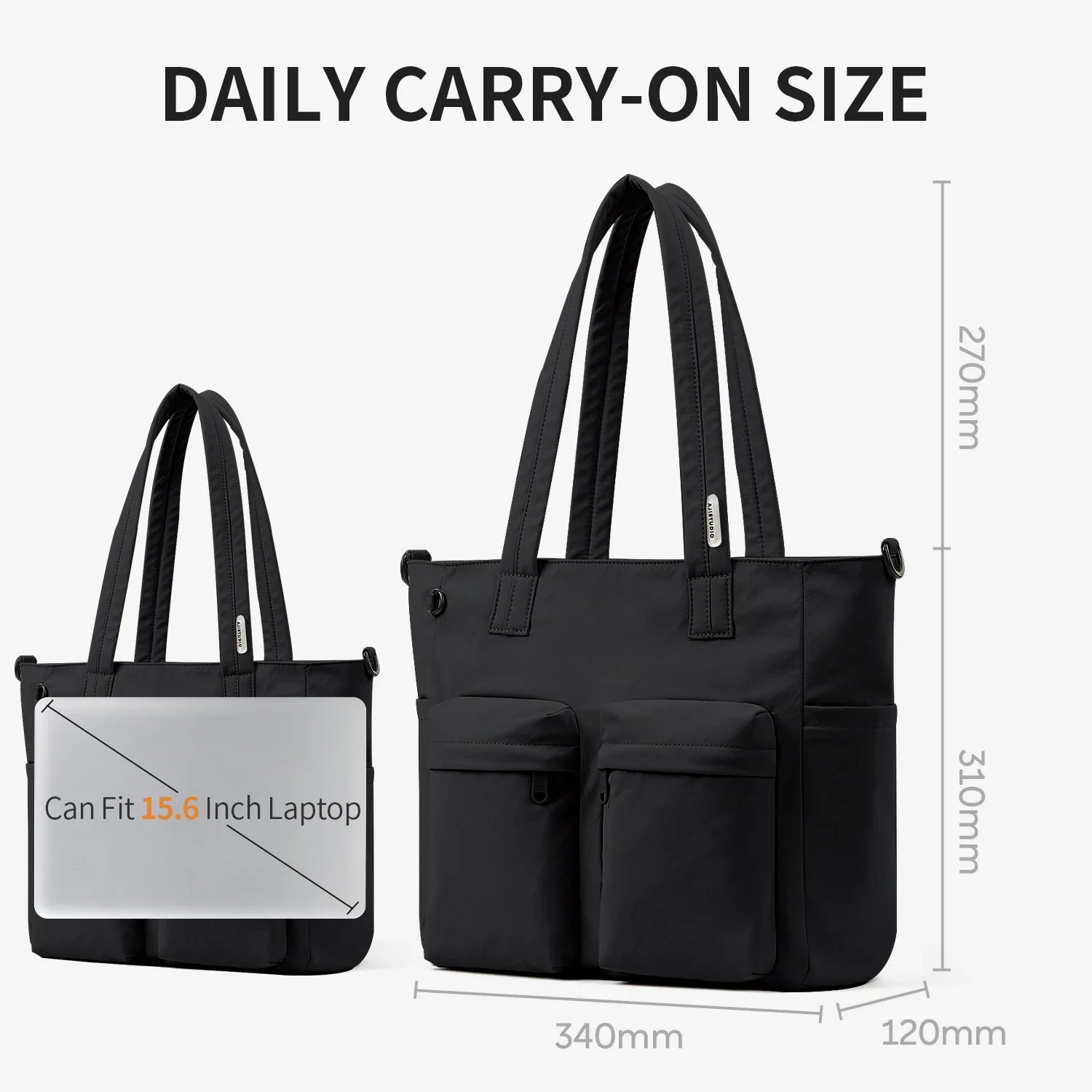 AJI Shoulder Bag For Women 2025 New Fashion Crossbody Bag Wear-Resistant Waterproof Nylon Female Handbags Ladies Messenger Bag