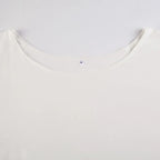 BIIKPIIK Casual Off Shoulder Solid Knitted Tops Concise Skew Collar Long Sleeve Autumn Tees For Women Sporty Irregular T-shirts