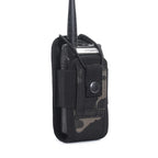 1pc Tactical Radio Walkie Talkie Pouch Magazine Waist Bag Holder Pack Airsoft Hunting Camping Interphone Holster Bag