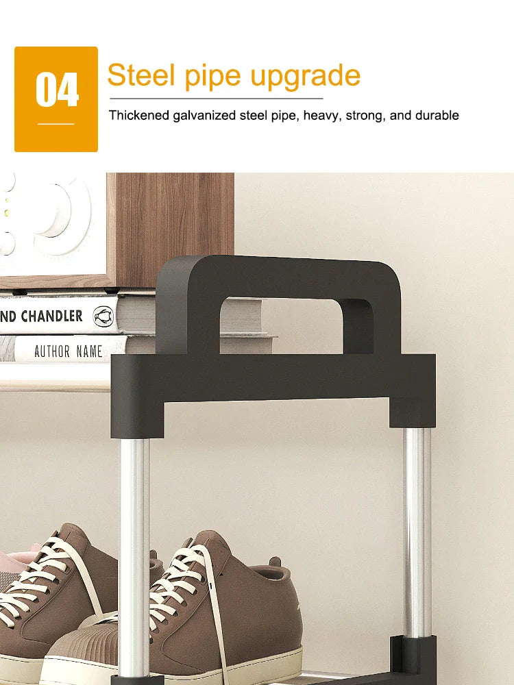 3-7Floor Simple Shoe Rack Multi Layer Dustproof Household Doorstep Shoe Cabinet Storage Space Saving Assembly Of Small Shoe Rack