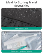 BAGSMART Travel Backpack Flight Approved  30L Lightweight Backpack for Men Women Waterproof Travel Bag with USB Charging Port