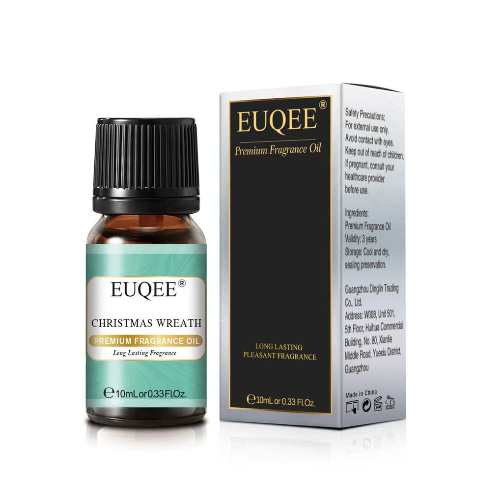 EUQEE 10ML Men's Fragrance Oil For Car Diffuser,Making Candle Leather Forest Pine Coffee Cake Cedarwood Bay Rum 1pcs/3pcs/6pcs