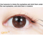 1 box 60 clusters 10/20D extension eyelashes, individual eyelashes, Natural Thick False Eyelashes, , Individual Eyelash Bunche