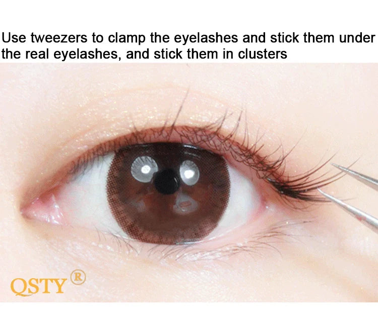 1 box 60 clusters 10/20D extension eyelashes, individual eyelashes, Natural Thick False Eyelashes, , Individual Eyelash Bunche