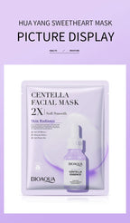 20 Pieces BIOAQUA Centella Collagen Vitamin C Facial Mask Moisturizing Refreshing Sheet Masks Hyaluronic Acid Skin Care Products