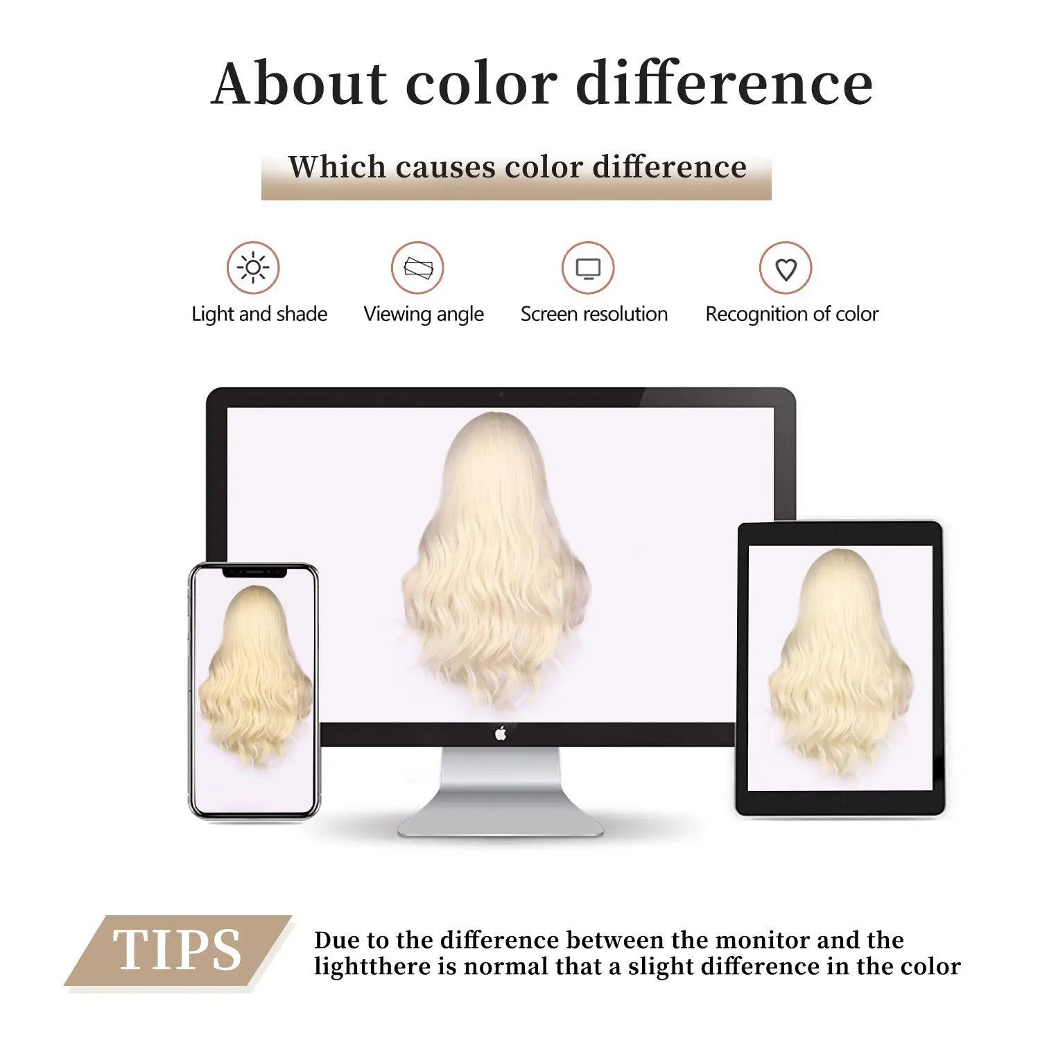 Blonde synthetic wig with straight bangs Ladies Cosplay wig High temperature silk wig set with big waves and long curly hair