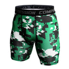 Compression Shorts Men 3D Print Camouflage Bodybuilding Tights Short Men Gyms Shorts Male Muscle Sport Elastic Running Shorts