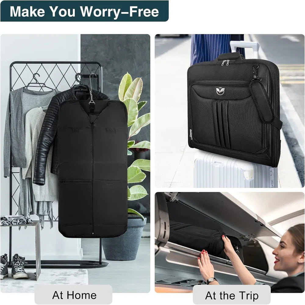 Business travel bag Suit bag Waterproof folding luggage hanging bag Clothing bag Clothing bag both wet and dry