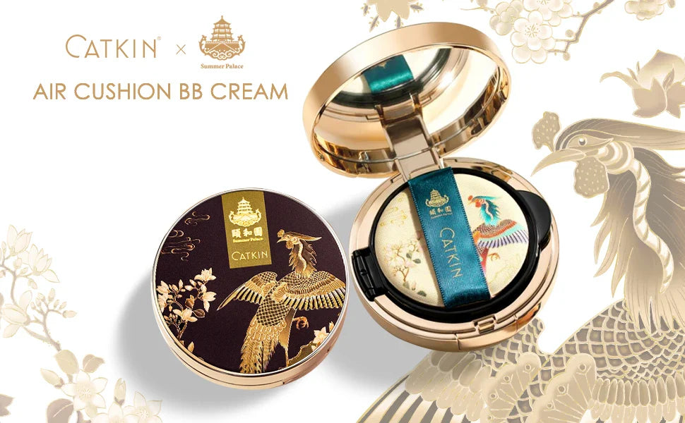 Catkin Phoenix Cushion Foundation Full Coverage, Sheer Satin Finish, Refill Included, Light Beige