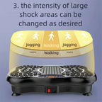 4D Vibration Fat Shaking Machine Music Multifunctional Vibration Platform Plate Mini Cardio Training Weight Loss Machine