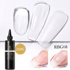 BORN PRETTY 250g Translucent Jelly Red Nude Gel Nail Polish Winter Autumn Manicure Soak Off UV LED Nail Art Gel Christmas Red