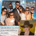 12-60Pcs Wedding Bridal Heart Shaped Sunglasses Party Favors Gift for Guests Bachelorette Hen Party Glasses Bridal Shower Decor