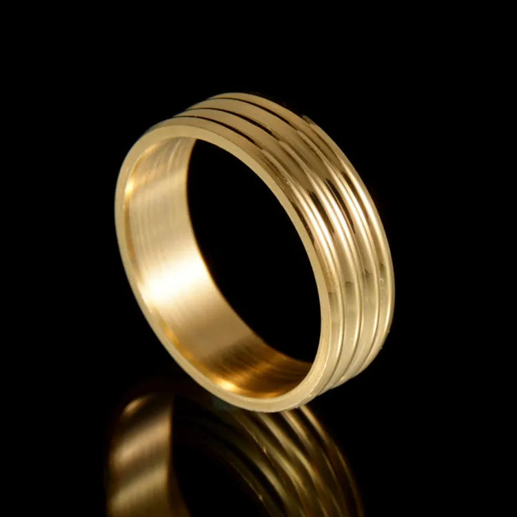 10MM Wide Trendy Stainless Steel Ring For Woman And Man