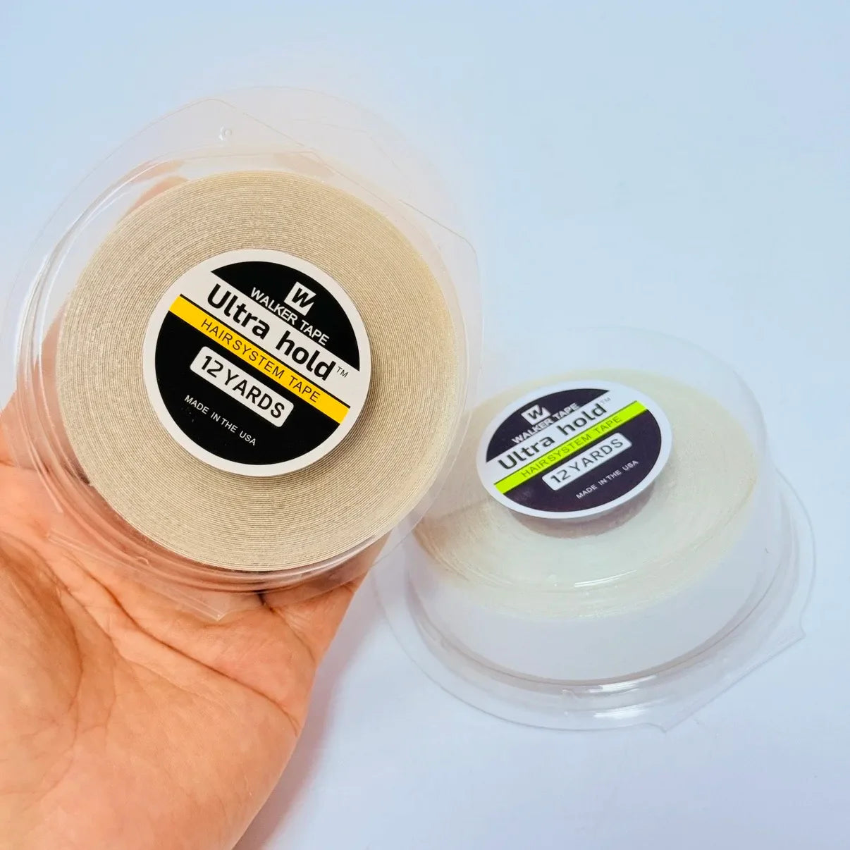 12Yards Ultra Hold Wig Tape Double Sided Adhesives Tape For Hair Extension/Toupee/ Lace Wig Hair Adhesive Tape 0.8/1.0/1.2/2.0CM