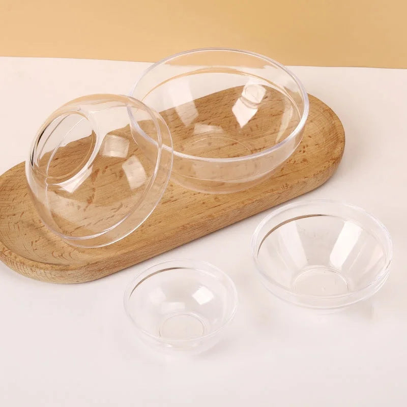 10/5/3/1pcs Facial Mask Bowl Mixing Bowl Acrylic Oil Bowl Set Face Mud Mixing Brush Applicator Beauty Salon DIY Skin Care Tools