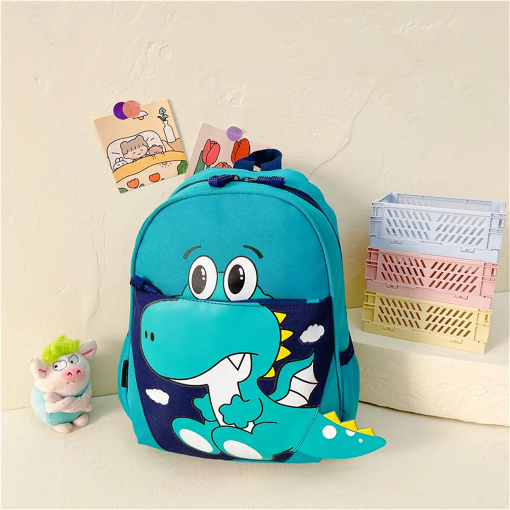 2023 New Kindergarten Backpack Personalized Name Children's Cartoon Dinosaur Cute Backpack Customized Children's Day Gift Bags