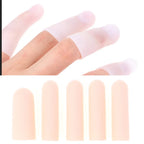 10 Pcs Silicone Finger Cot Gel Finger Protector Fingers Brace Support Gloves For Feneral toe / finger protection