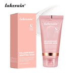 Collagen Peel-off Mask Moisturizing Deep Cleansing Anti Wrinkle Face Skin Care Masks Hydrating Overnight Collagen Mask Cream.