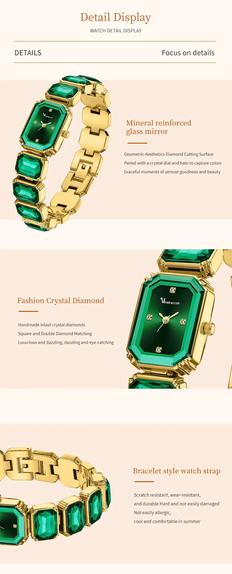 2025 New Women Watches Luxury Diamond Square Quartz Movement Stainless Steel Mesh Belt Original Gold Fashion Dress Women's Watch