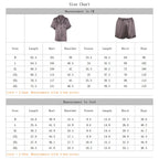 100% Real Mulberry Silk Womens Pajamas Set Sleepwear Pjs Button Down Short Sleeve Shirt Top and Shorts Loungewear 2 Piece M-4XL