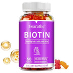 Biotin Gel 10000mcg Highest Potency Healthy Hair, Skin & Nails Vitamins for Women, Men & Children